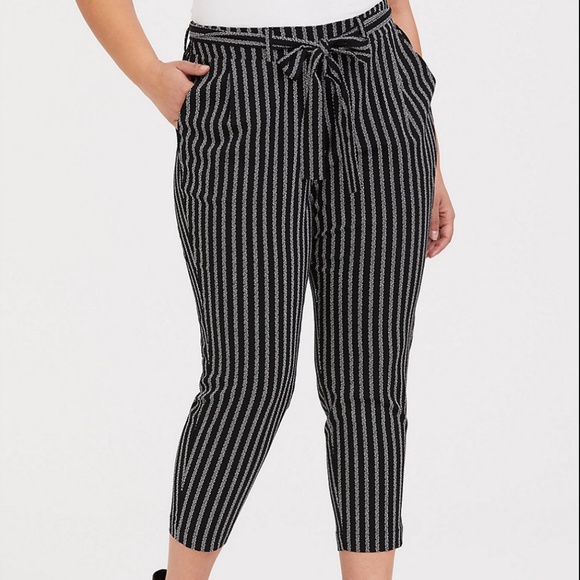 torrid Pants - 3/$30 Torrid Black & White Stipe Challis Pant